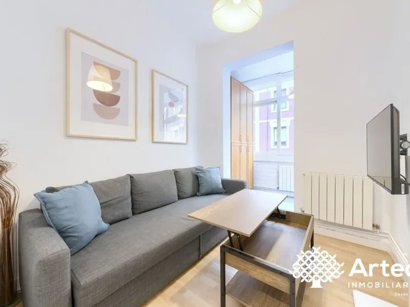 Alquiler de Temporada en Barrio de la Cruz (Begoña, Bilbao), 2 Habitaciones, Luminoso