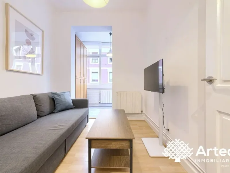 Alquiler de Temporada en Barrio de la Cruz (Begoña, Bilbao), 2 Habitaciones, Luminoso