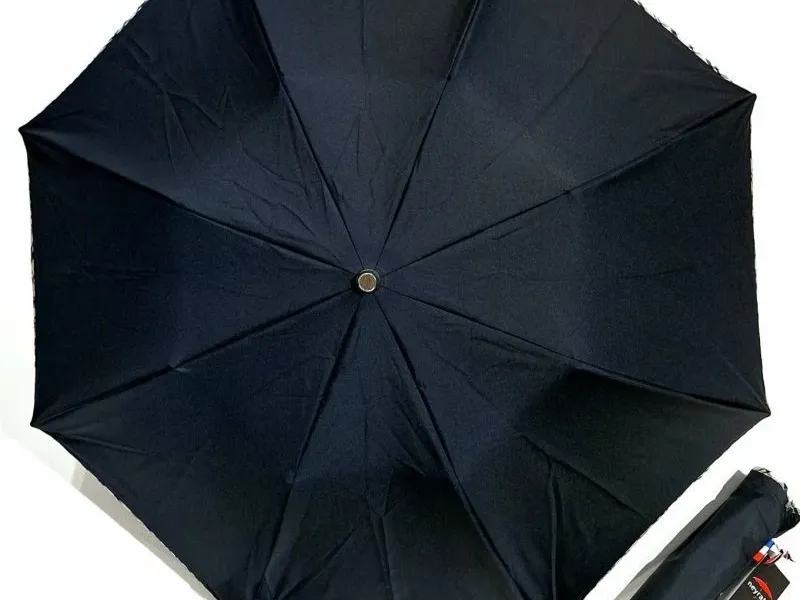 Parapluie Grand Format Résistant Parapluie Grand Format 108cm - Résistant Vent 16 Nervures - Poignée Bois - Automatique Parapluie 2 Personnes