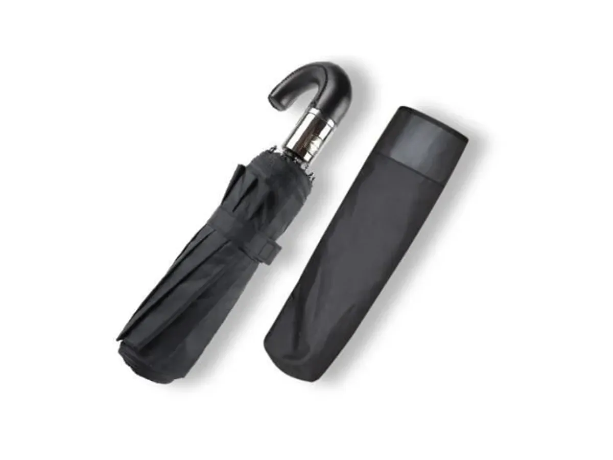 Parapluie Grand Format Résistant Parapluie Grand Format 108cm - Résistant Vent 16 Nervures - Poignée Bois - Automatique Parapluie 2 Personnes