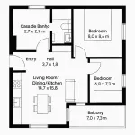 Acolhedor T1 na Sobreda em excelente estado de conservação e localização privilegiada 19