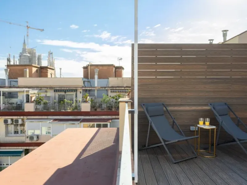 Espectacular ático con vistas a Sagrada Familia