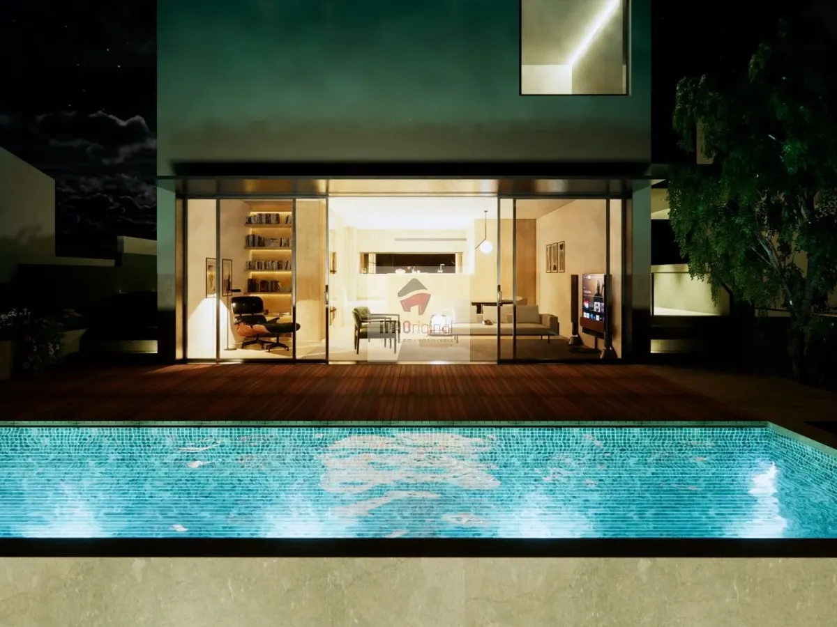 Moradia 4 frentes com piscina, terreno c/420 m2, Grijó