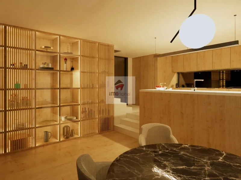 Moradia 4 frentes com piscina, terreno c/420 m2, Grijó