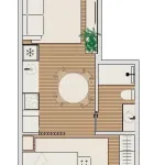 Apartamento T0 todo equipado e mobilado com Elevador 2