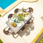 Chalet adosado en venta con piscina en Badia Gran 3