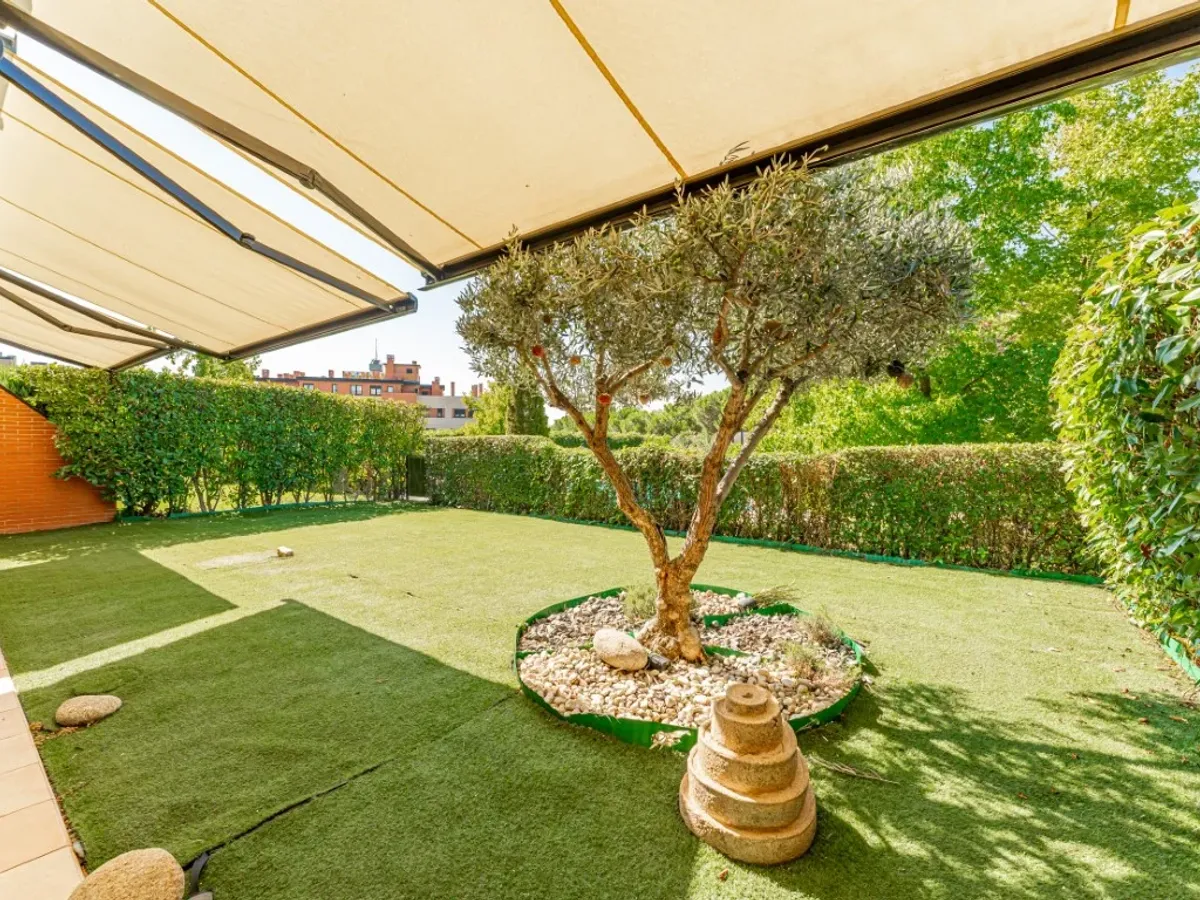 Impresionante bajo con jardín a la venta en Prado de Somosaguas – La Finca