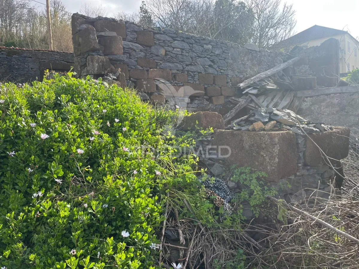 MORADIA TÉRREA E PALHEIRO COM TERRENO NA RAPOSEIRA-MADEIRA PARA RECUPERAR