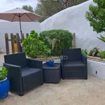 Moradia T2 com salamandra e pátio exterior 4