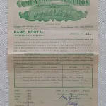 Documentos antigos - Apólices de Seguros antigas 4