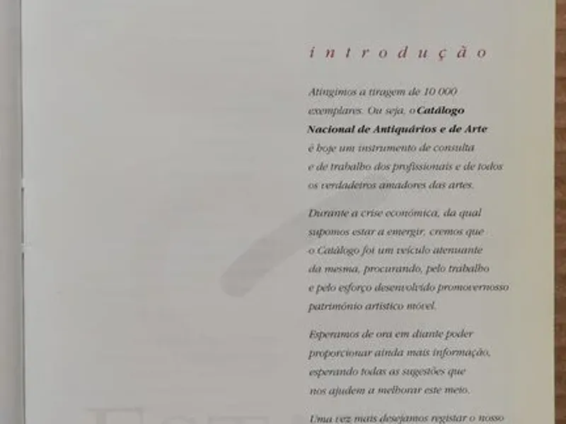 Catálogo Nacional de Antiquários e de Arte 1994/95