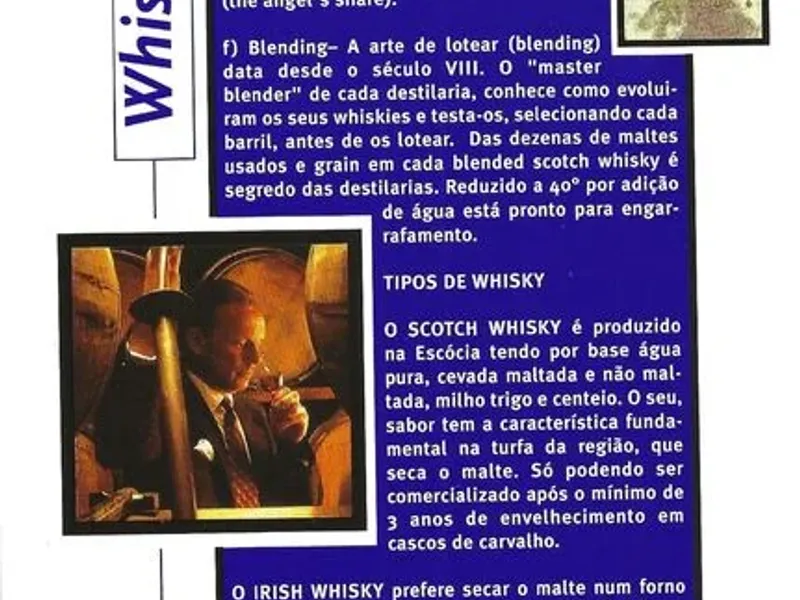 Manual de bolso dos produtos da marca Seagram 