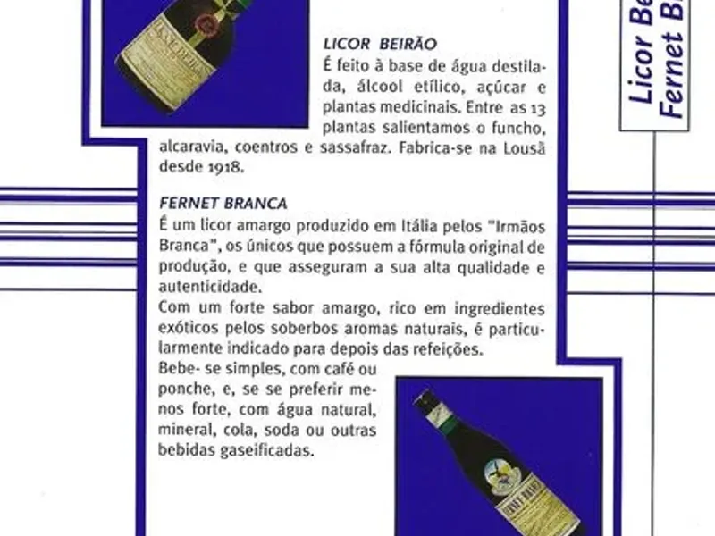 Manual de bolso dos produtos da marca Seagram 