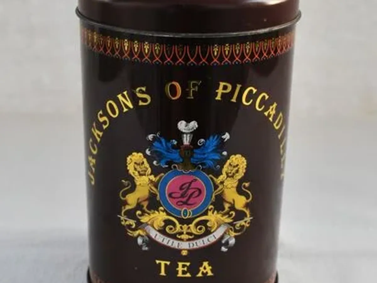 Lata de chá Jacksons of Piccadilly 