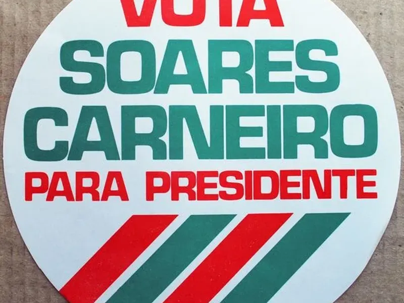 Cartaz redondo Soares Carneiro 1980 