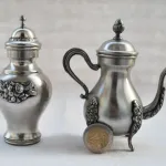 2 miniaturas em estanho  2