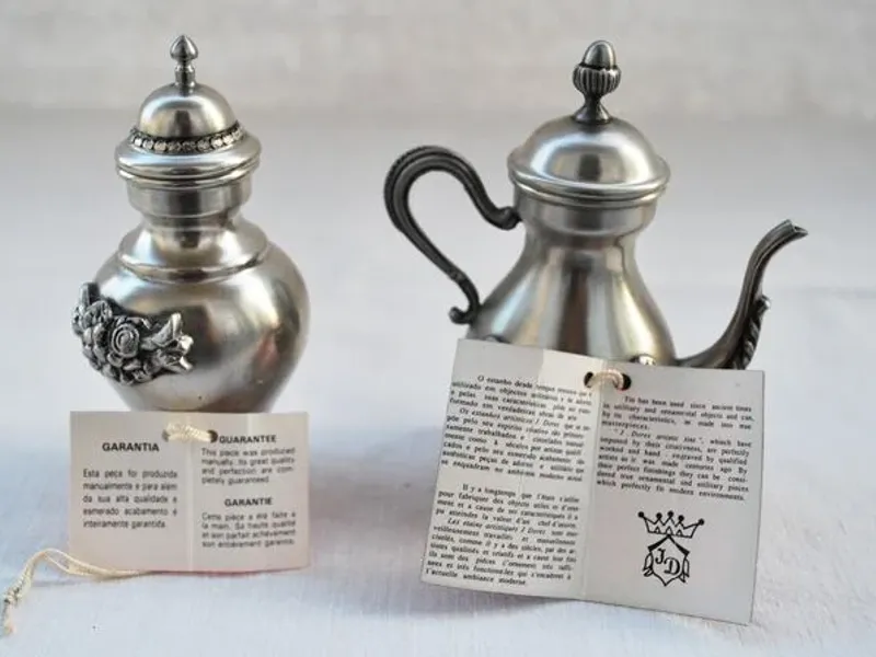 2 miniaturas em estanho 