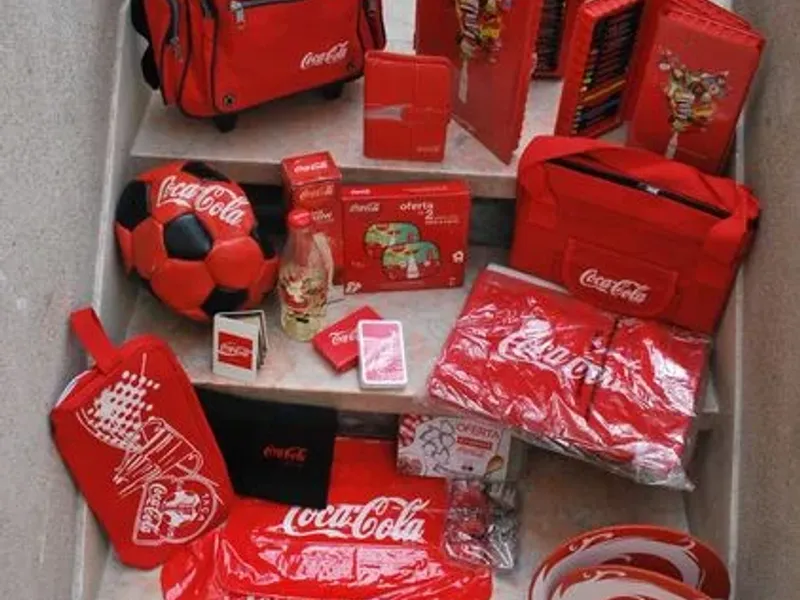 Artigos publicitários/merchandising da Coca-Cola