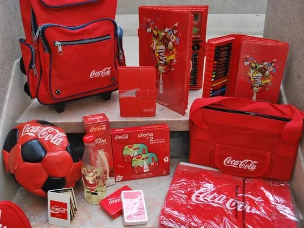 Artigos publicitários/merchandising da Coca-Cola