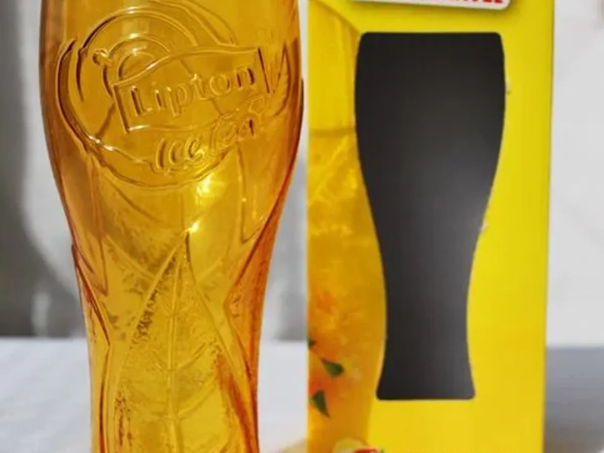 Copo Lipton Ice Tea amarelo 