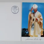 Foto de João Paulo II com carimbo da Expo 98 1