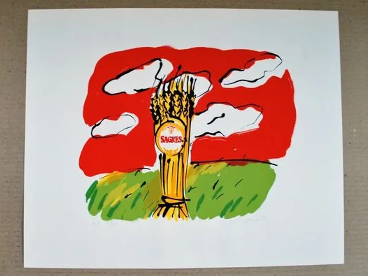 Serigrafia Sagres de 1995 Original 