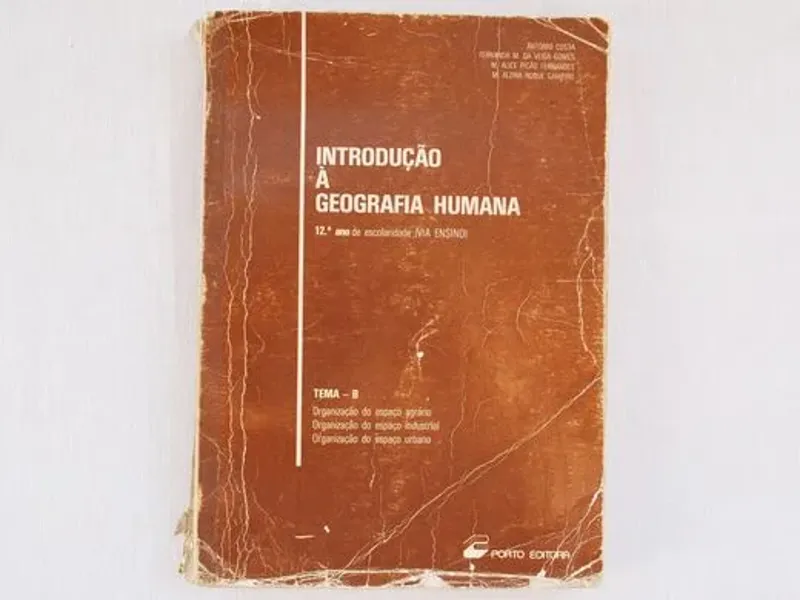 Introdução à Geografia Humana 12º ano – 1983 