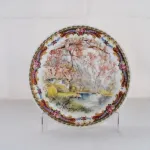 Prato decorativo em porcelana de Limoges  1