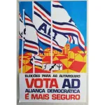 Cartaz político / propaganda AD Eleições 1979 1