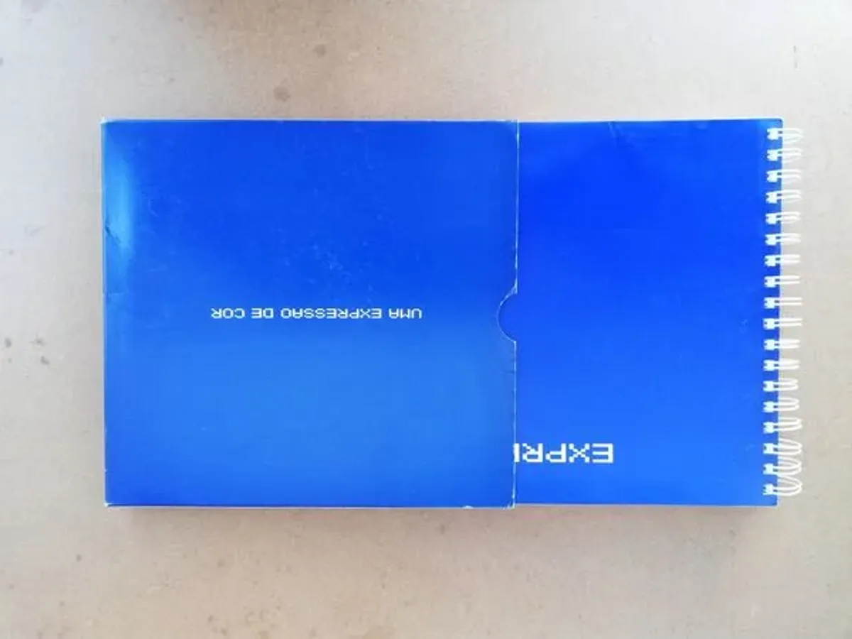 Carta de cores c/ 35 escalas impressa em offset