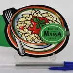 Mini livro com íman, com receitas rápidas de massa 4