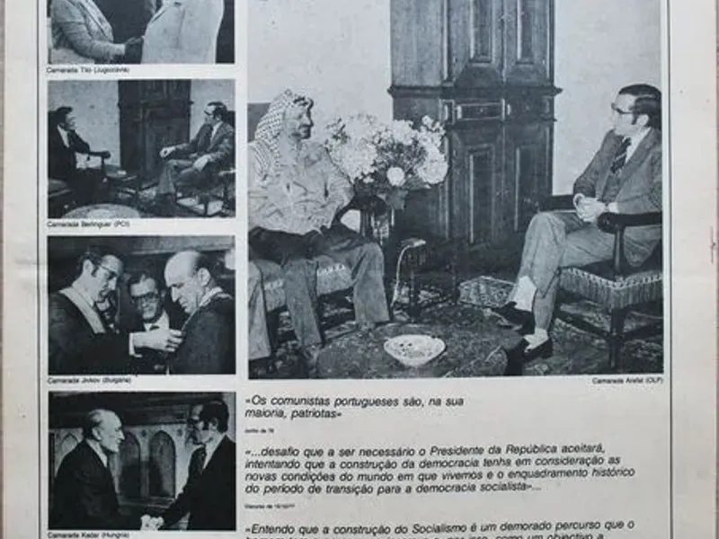 Folha humorística do jornal O País de 1980, sobre 