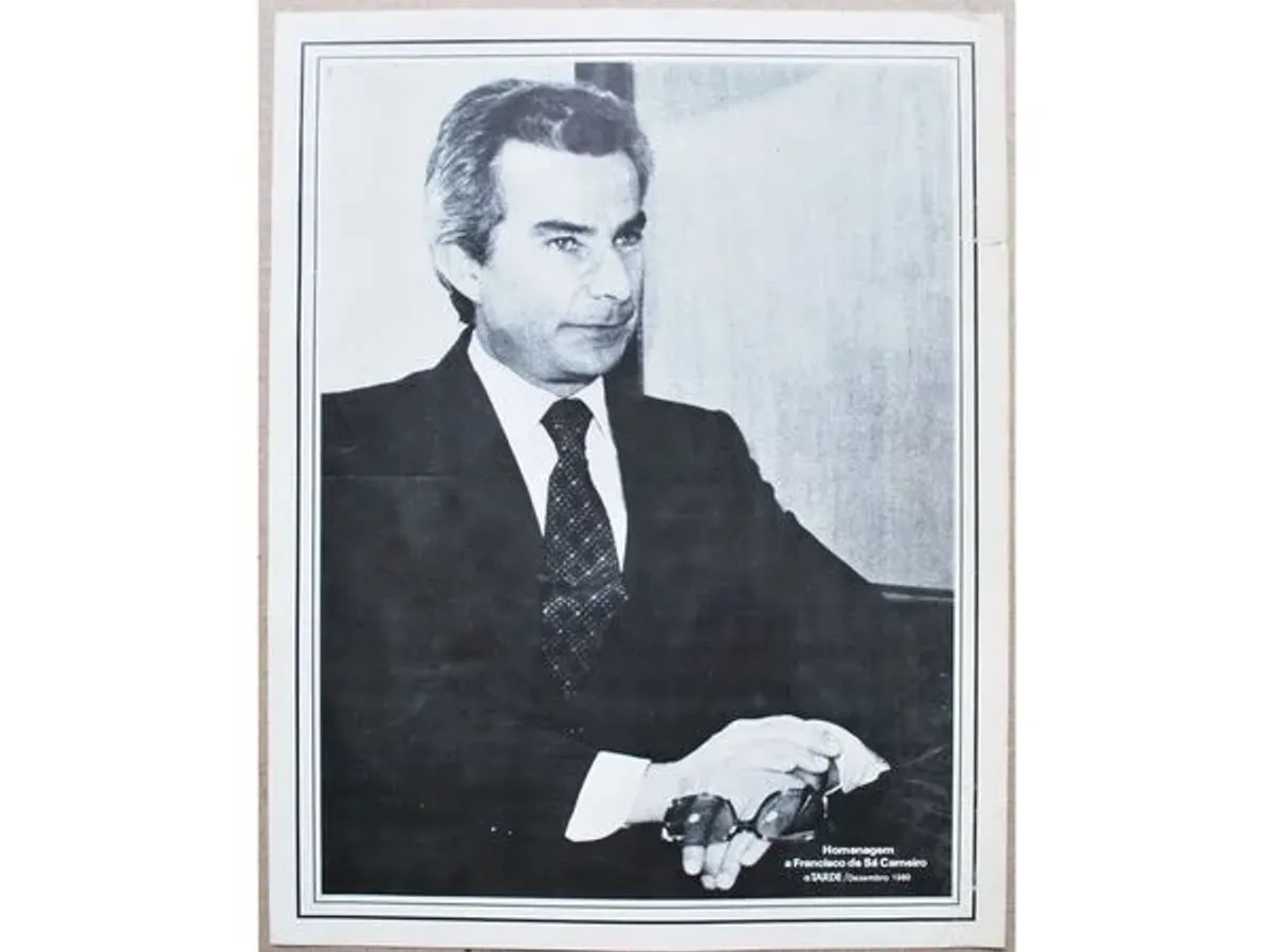 Fotografia de Sá Carneiro jornal A Tarde 1980