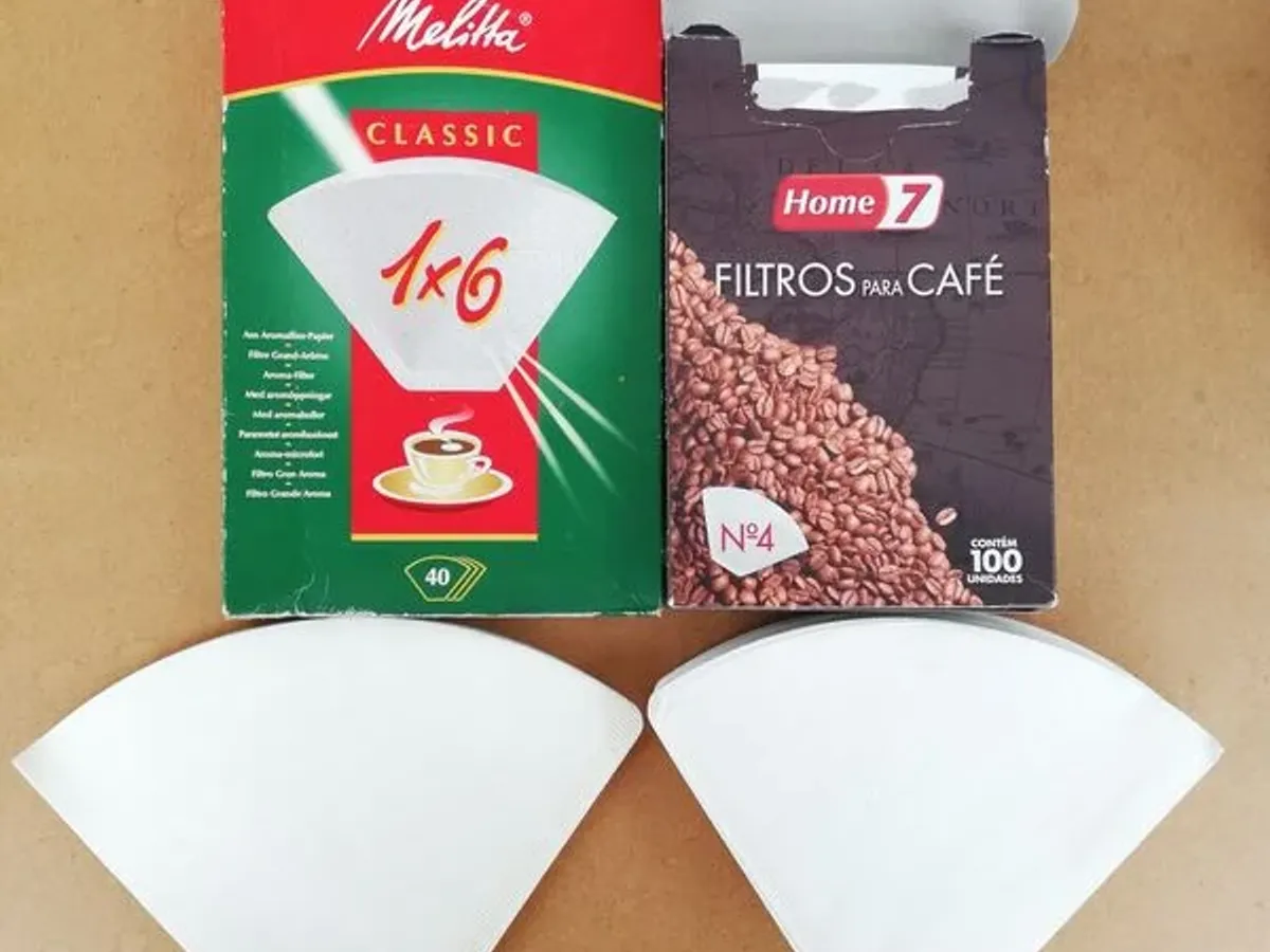 Filtros de papel para máquinas de café 