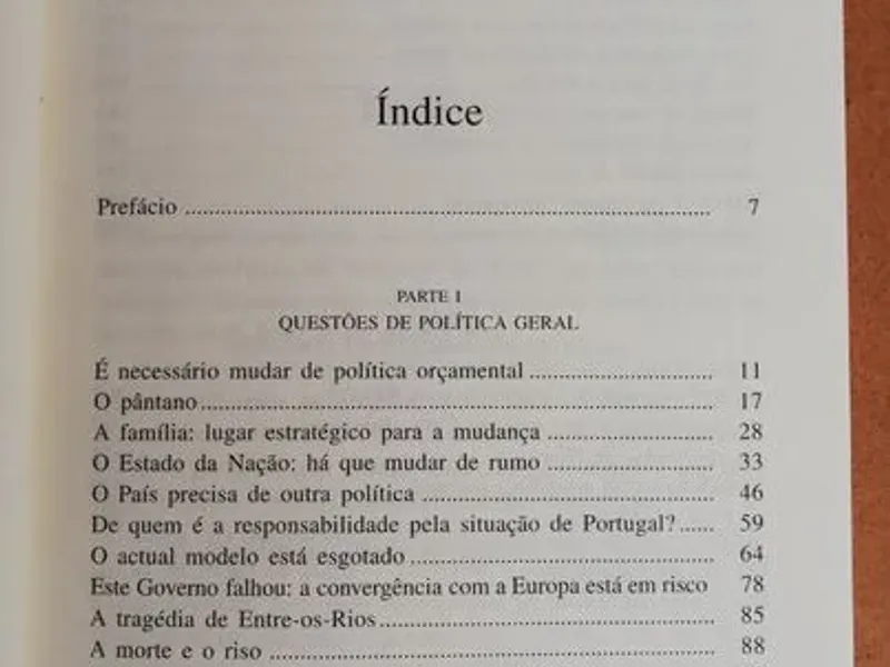 Durão Barroso - mudar de modelo