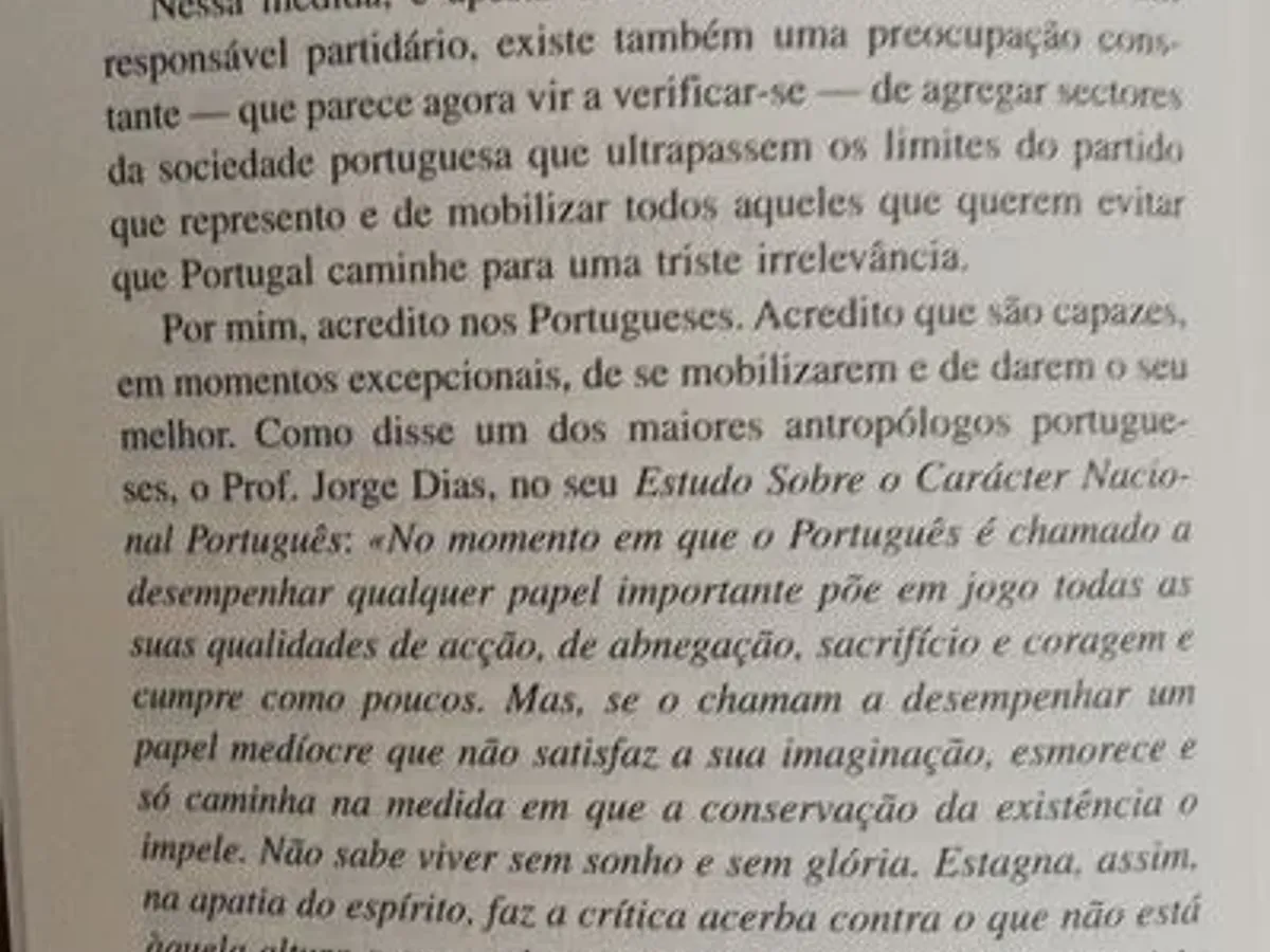 Durão Barroso - mudar de modelo
