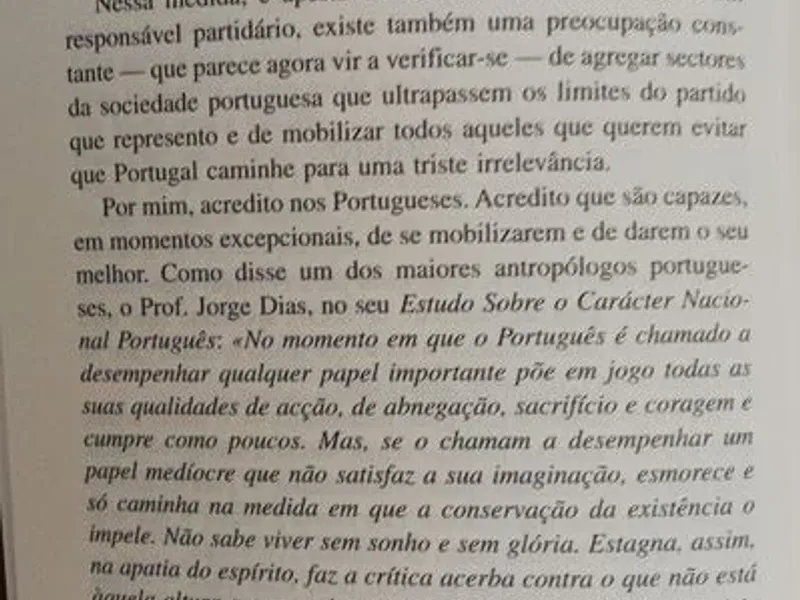 Durão Barroso - mudar de modelo