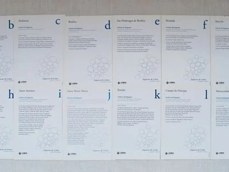 Colecção postais da Exposição Freguesias de Lisboa