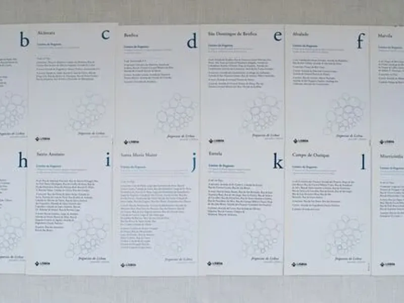 Colecção postais da Exposição Freguesias de Lisboa