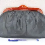 Mala de mão dos anos 60, em pele, da casa Galeão 4