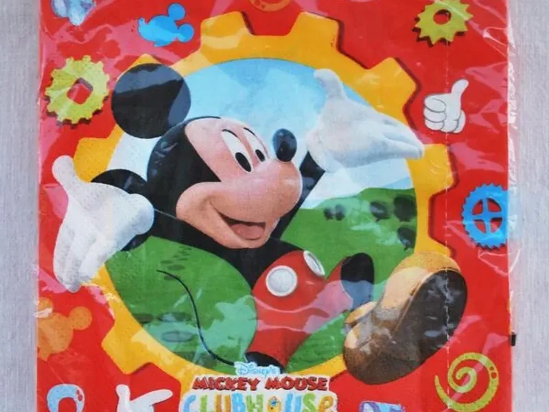 Pack 20 guardanapos de papel Disney Mickey Mouse