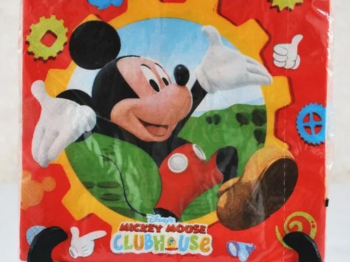 Pack 20 guardanapos de papel Disney Mickey Mouse
