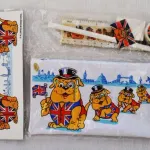 Recordação de Londres - Estojo, lápis, afia, régua 1