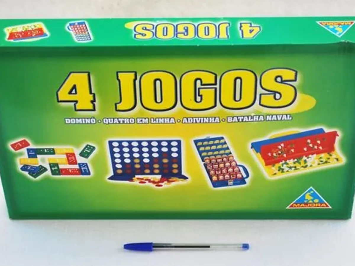 4 Jogos Majora – Dominó / 4 em linha / Adivinha / 