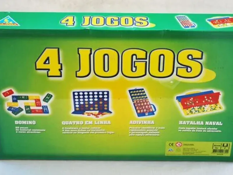 4 Jogos Majora – Dominó / 4 em linha / Adivinha / 