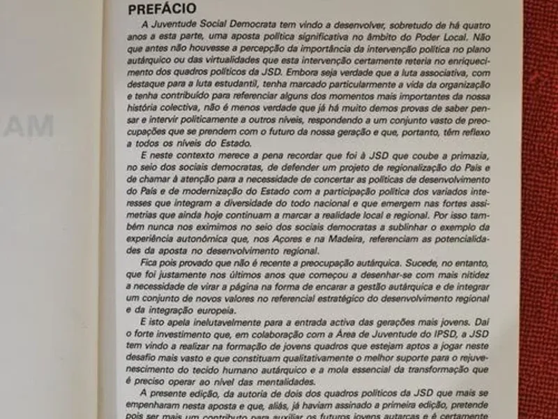 Manual do Jovem Autarca de 1989 