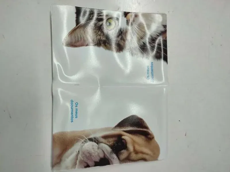 Porta Documentos do cão e gato