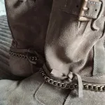 Botas camurça castanhas 6