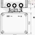 Caixa de derivação 6