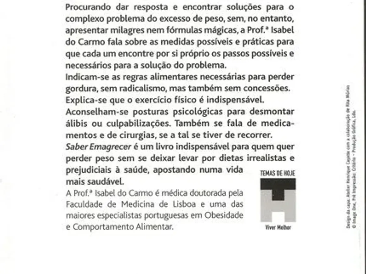 Saber Emagrecer - 12 Passos para Perder peso